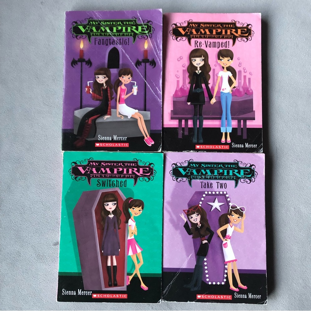 Set of 4 ~ My Sister The Vampire ~ Paperback